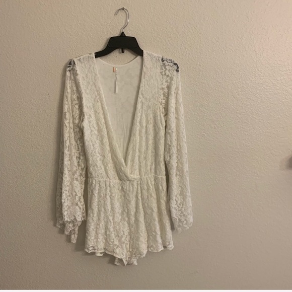white long romper